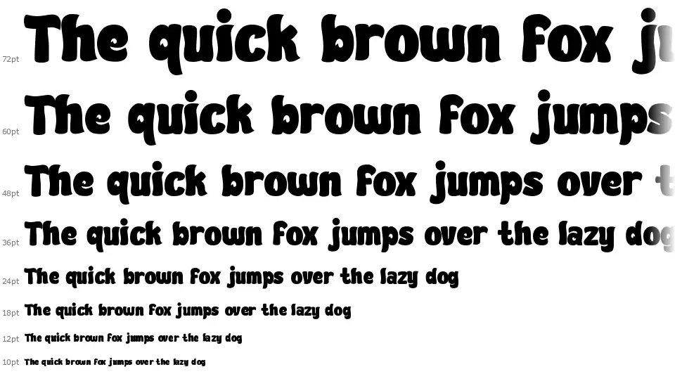 Fat Fishfont waterfall