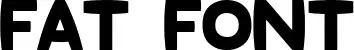 Fat Font