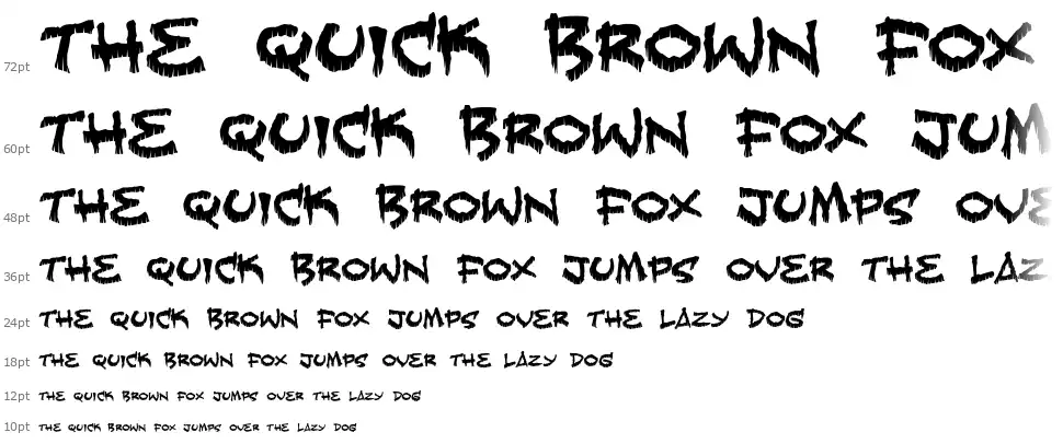 Fearlessfont waterfall