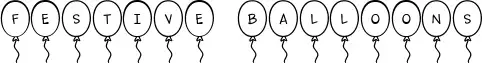 Festive Balloons