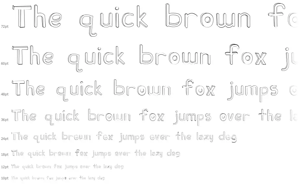 Fh Uglyfont waterfall