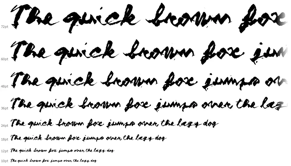 Figure Writingfont waterfall