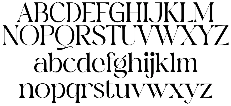 Firginefont specimens