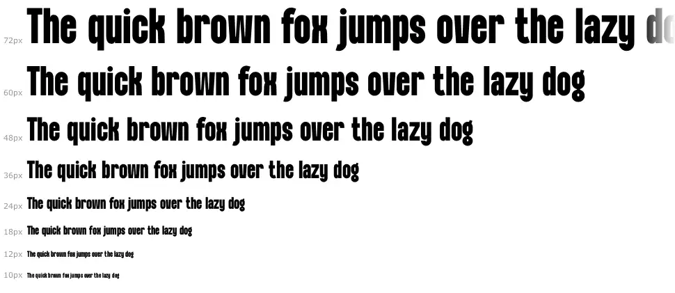 Floatfont waterfall