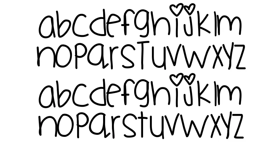 Fly Knitfont specimens