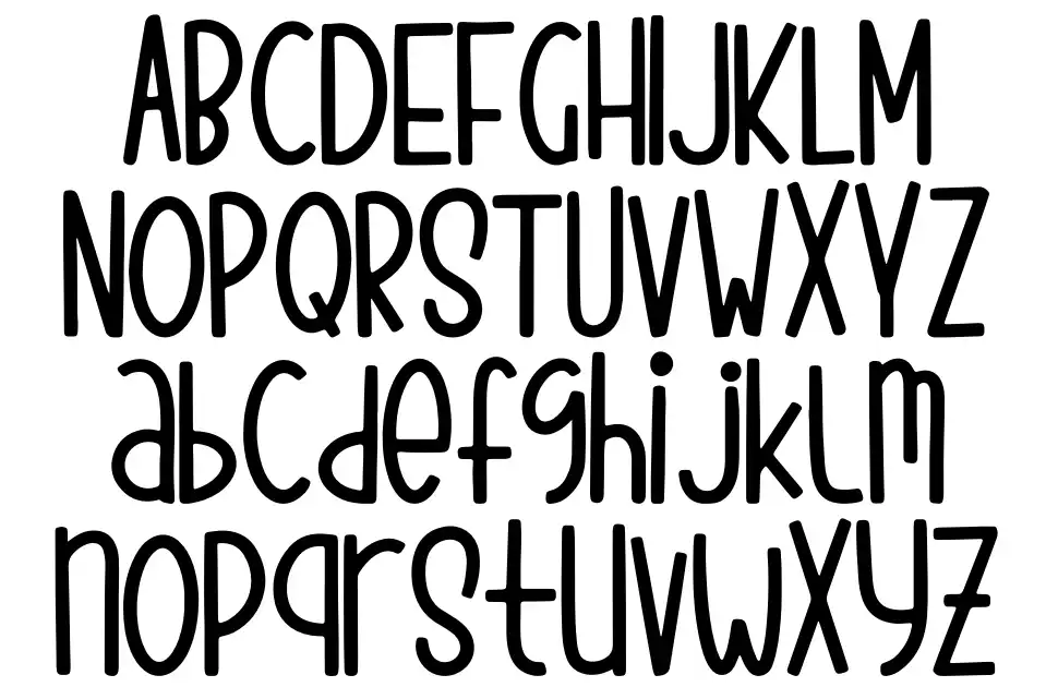 Flying Foxesfont specimens