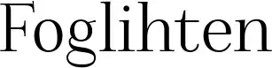 Foglihten