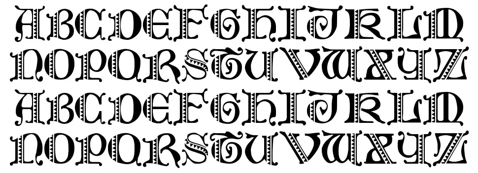 Folks PSfont specimens