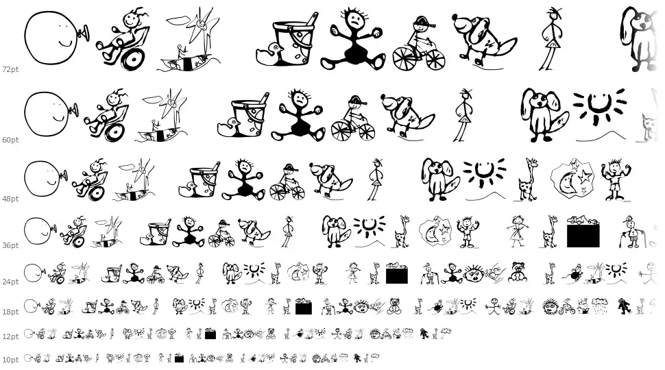 For Kidsfont waterfall