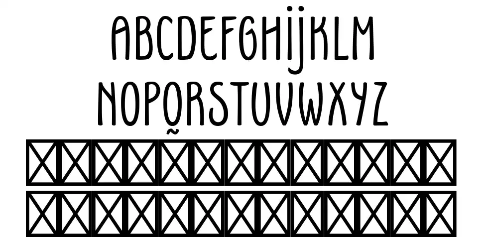 Foxyfont specimens
