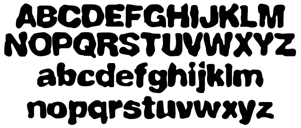 Fully Completely BRKfont specimens