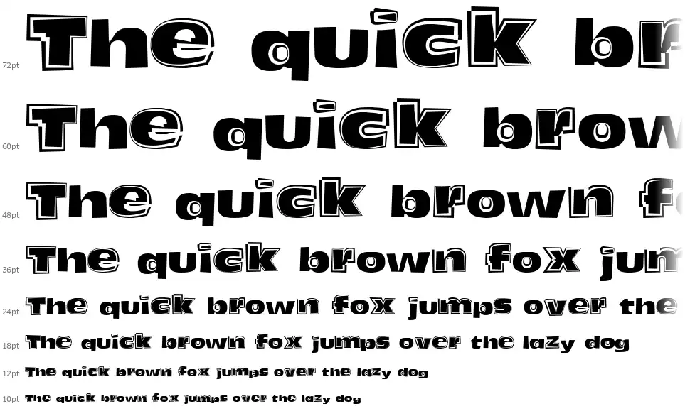 Funky Olivefont waterfall