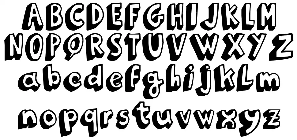 Funny Barberfont specimens