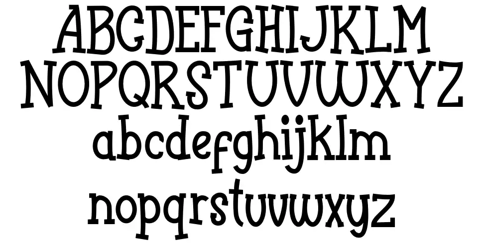 Funyardfont specimens