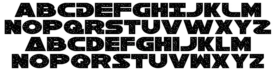 Galaxy 1font specimens