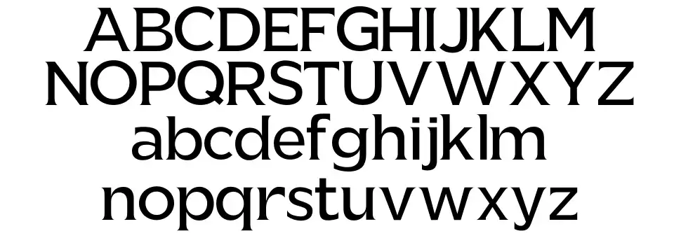 Gallmore Slabfont specimens