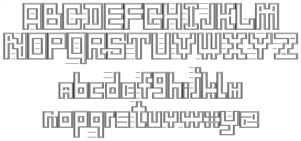 Gang Of Sipirokfont specimens