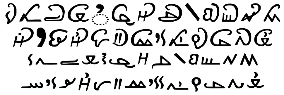 Garayfont specimens