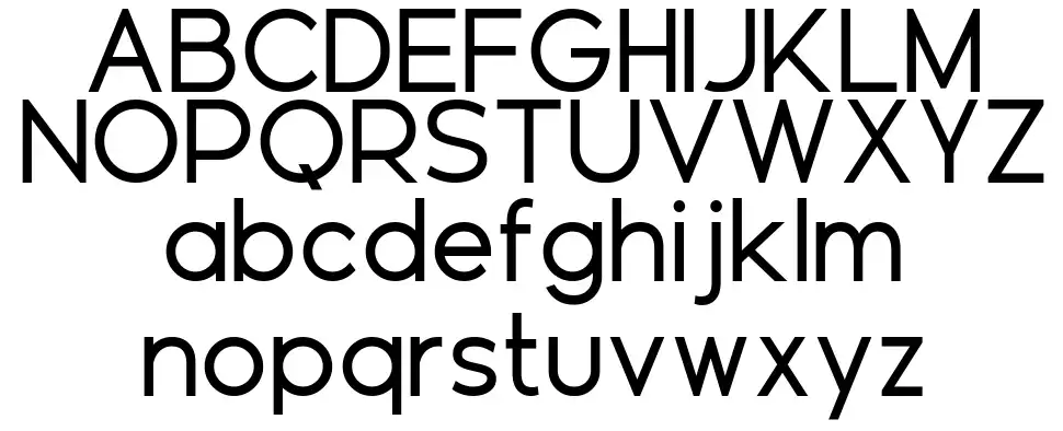 Geomatrixfont specimens