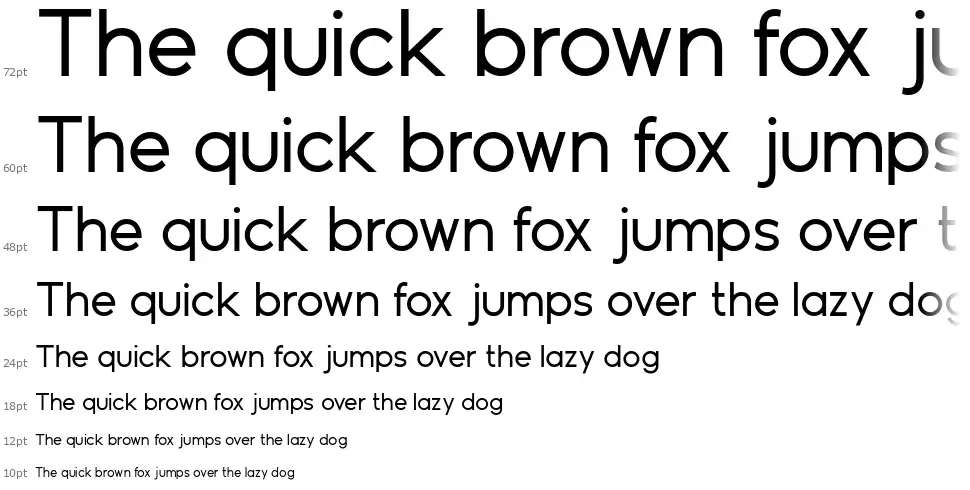Geomatrixfont waterfall