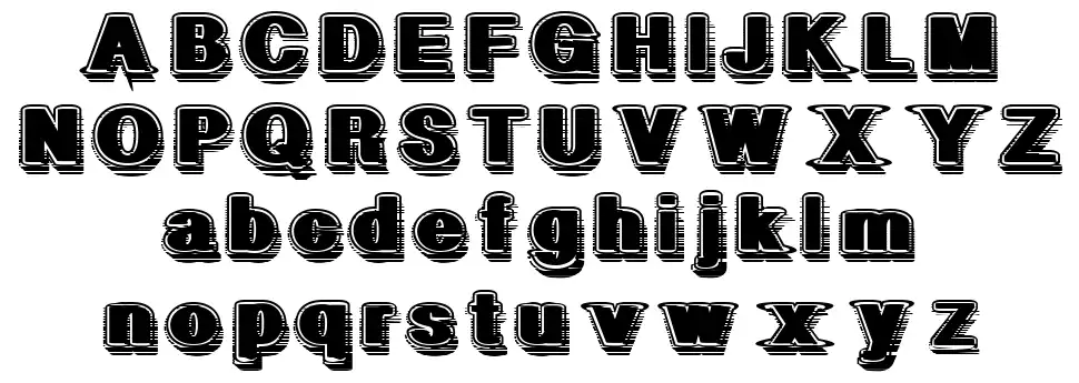 GeometricFogfont specimens