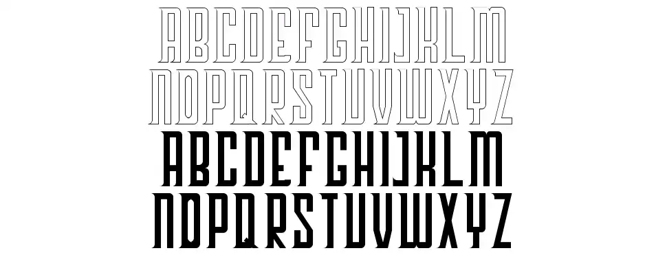 Georgentfont specimens