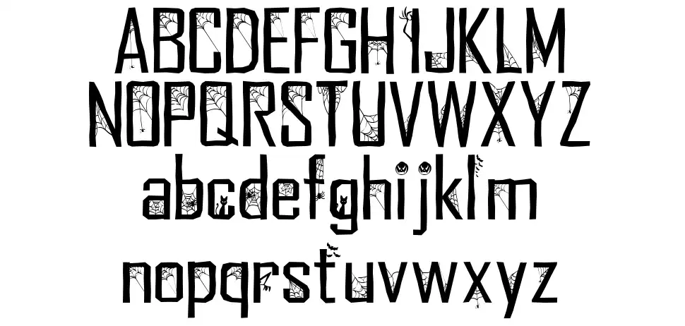 Ghost Nestfont specimens