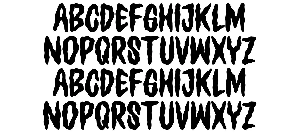 Ghouliesfont specimens