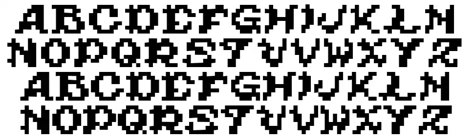 Ghouls Ghosts and Goblinsfont specimens