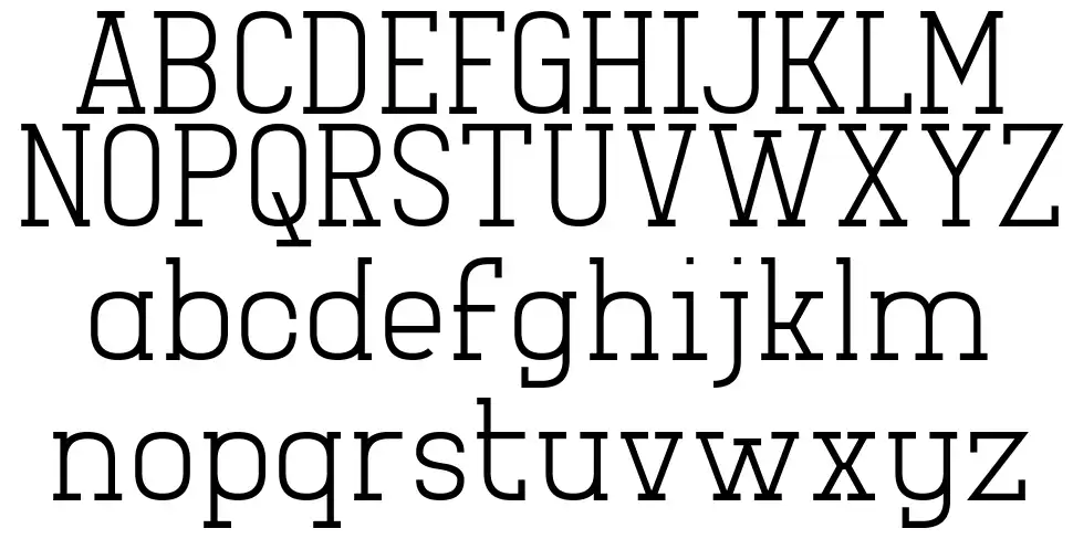 Girlesquefont specimens