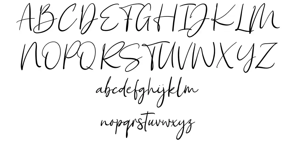 Girls Storyfont specimens