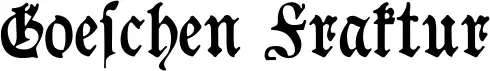 Goeschen Fraktur