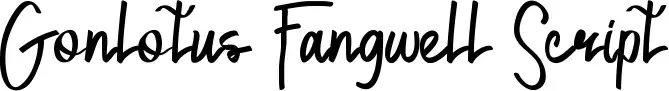 Gonlotus Fangwell Script