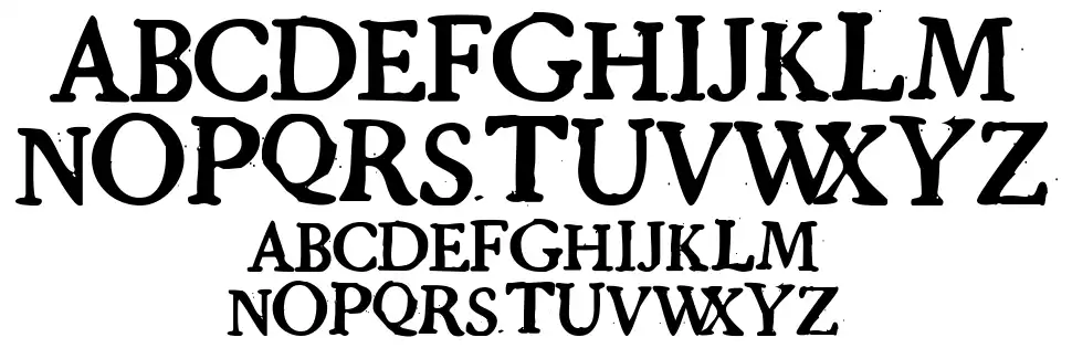 Grandjean PWfont specimens