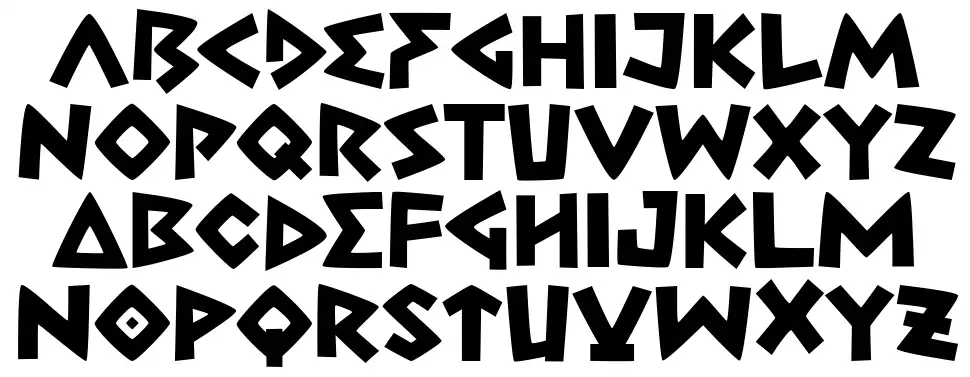 Greconianfont specimens