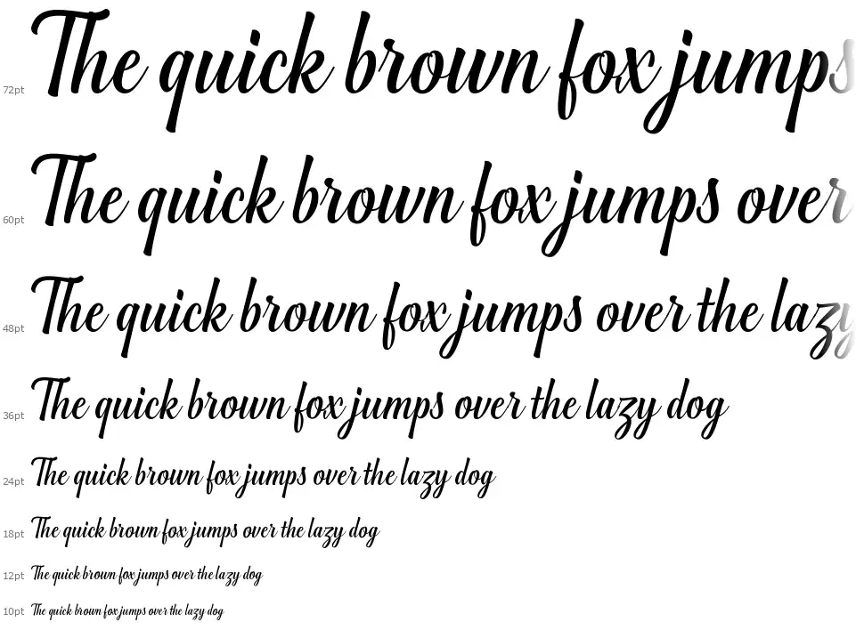 Greenlight Scriptfont waterfall