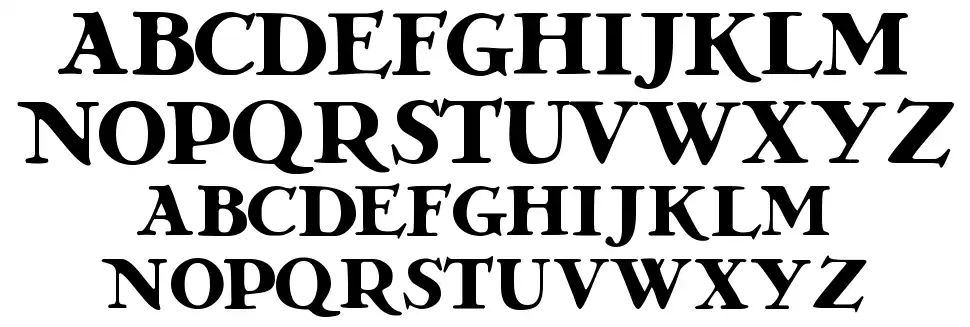 Greko Decofont specimens