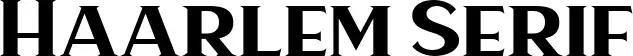 Haarlem Serif