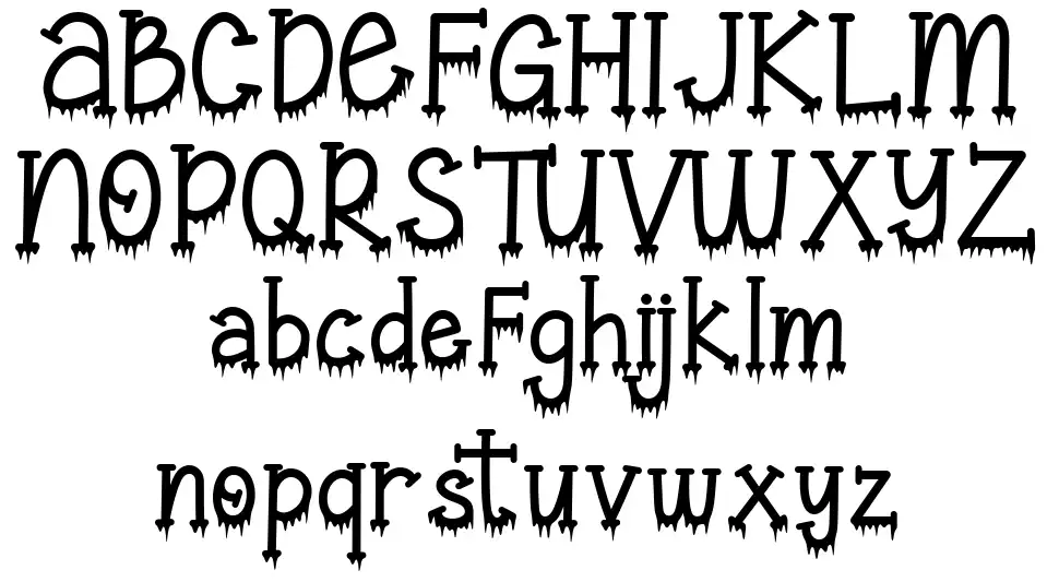 Halloween Festivalfont specimens