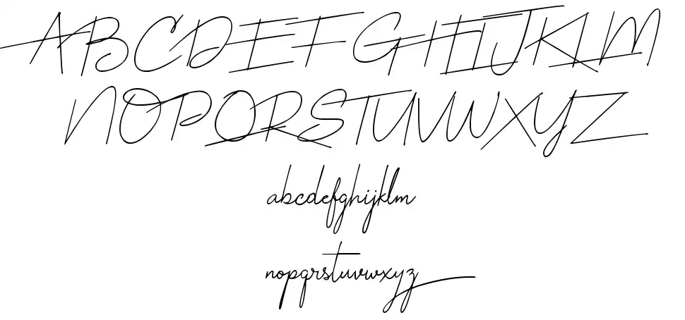 Harmonyfont specimens