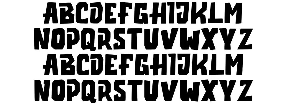 Heksonfont specimens