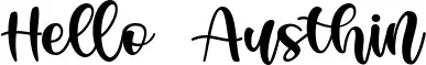 Hello Austhin