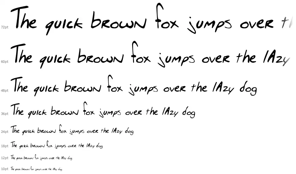 Hello Brady !font waterfall