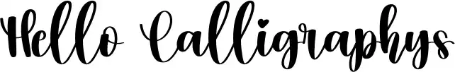 Hello Calligraphys