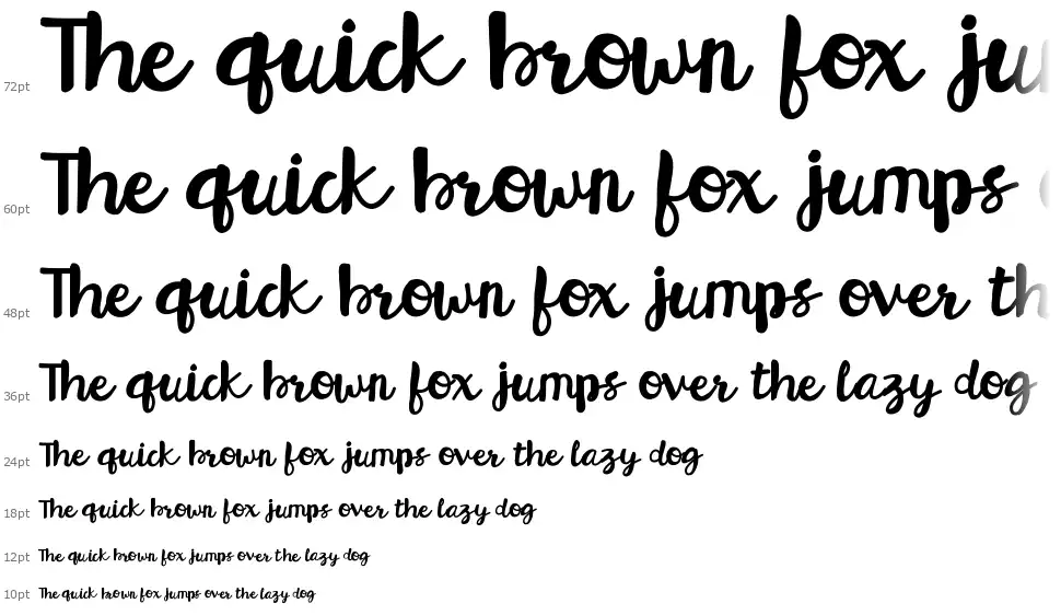Hello Esli Scriptfont waterfall