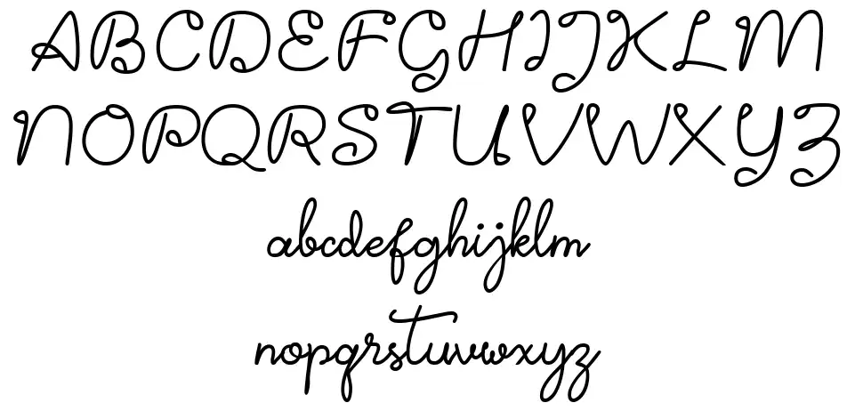 Hello I'am Comingfont specimens