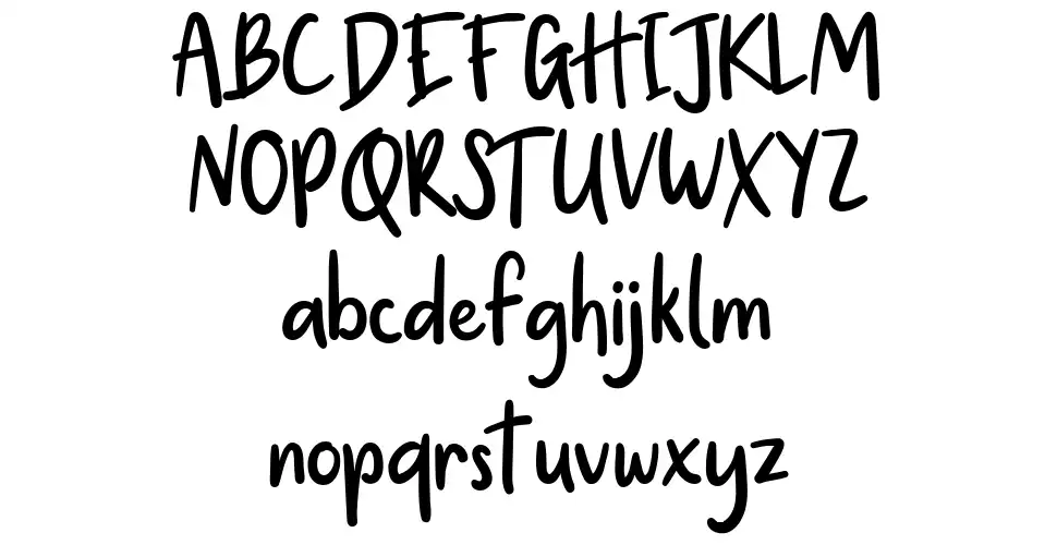 Hello Morningfont specimens