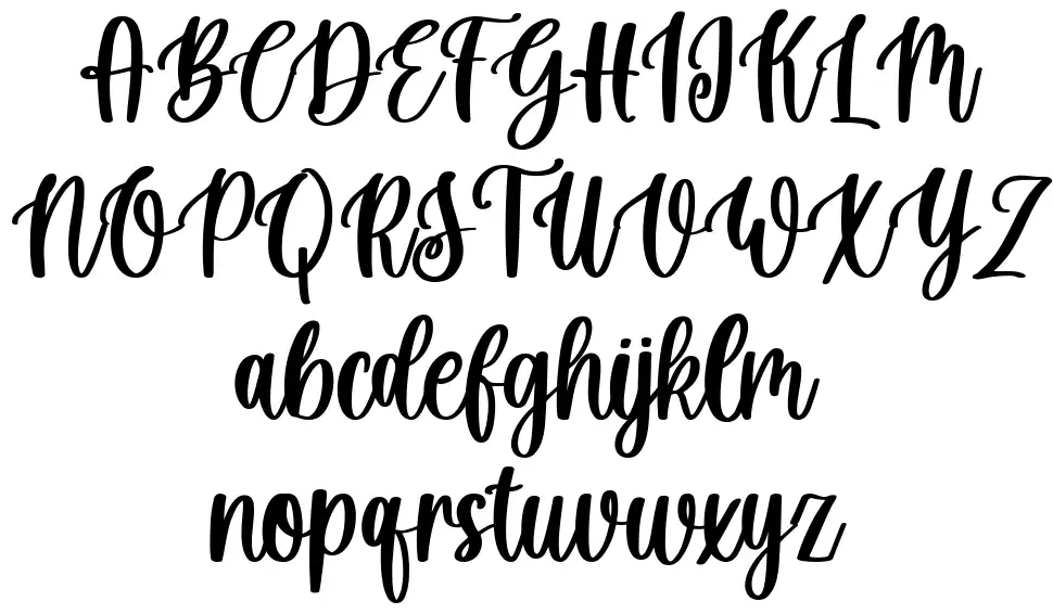 Hello Snowflakefont specimens
