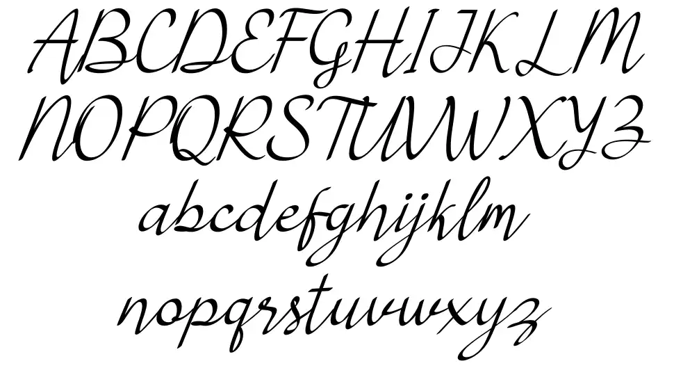 Hey Midnightfont specimens