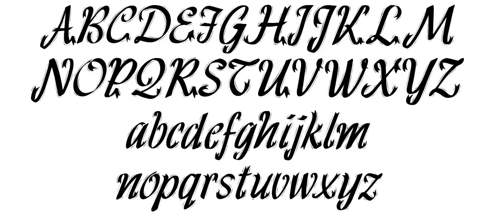 HFF Ribbonfont specimens
